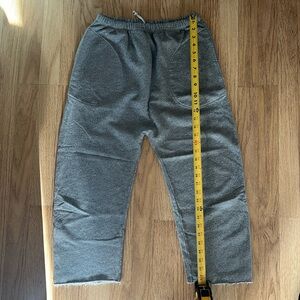 The great drop croch raw hem sweatpants